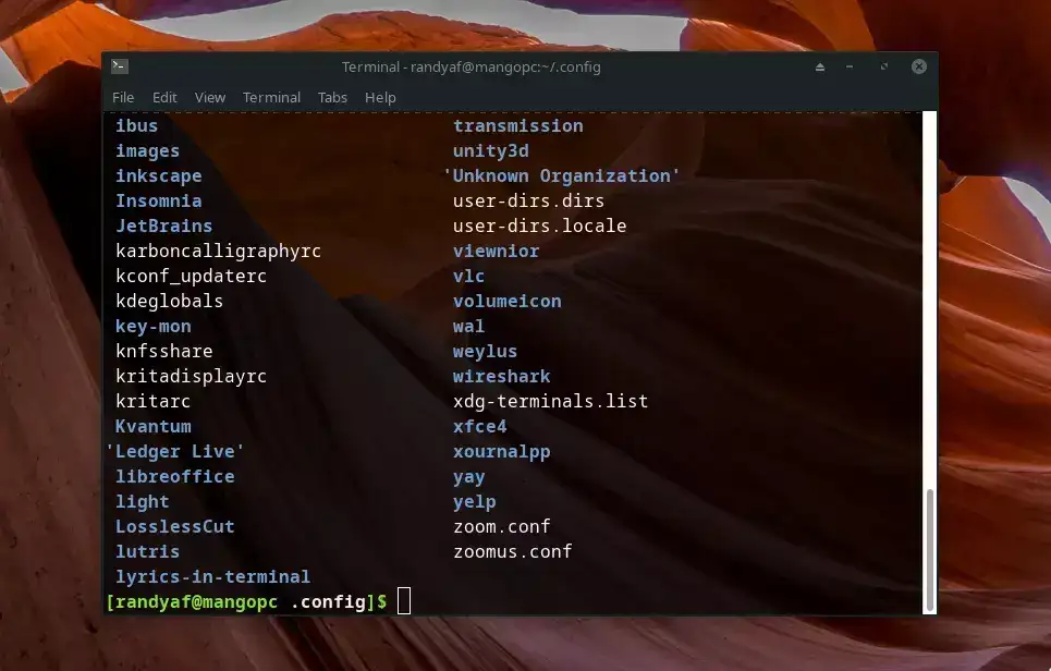 change the font of xfce terminal
