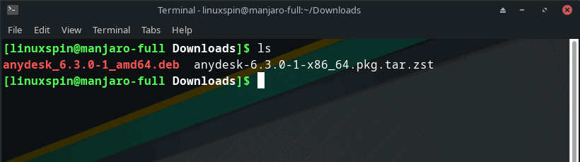 converted package located in the same directory
