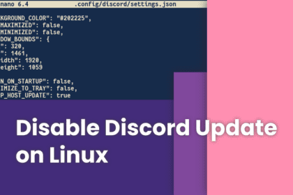 disable discord update on linux