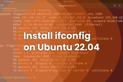 install ifconfig on ubuntu 22.04